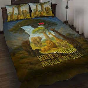 Angola Quilt Bed Set Savannah Wildlife and African Animal - African Pride