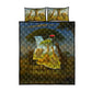 Angola Quilt Bed Set Savannah Wildlife and African Animal - African Pride
