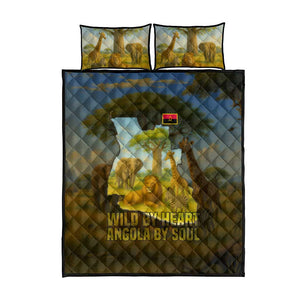 Angola Quilt Bed Set Savannah Wildlife and African Animal - African Pride
