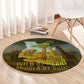 Angola Round Carpet Savannah Wildlife and African Animal - African Pride