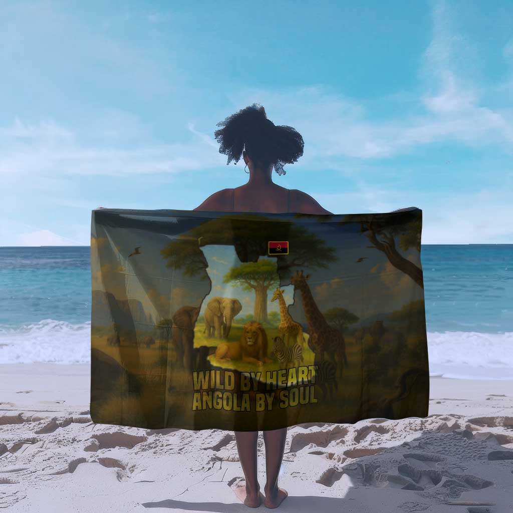 Angola Sarong Savannah Wildlife and African Animal - African Pride
