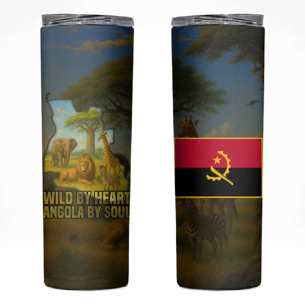 Angola Skinny Tumbler Savannah Wildlife and African Animal - African Pride
