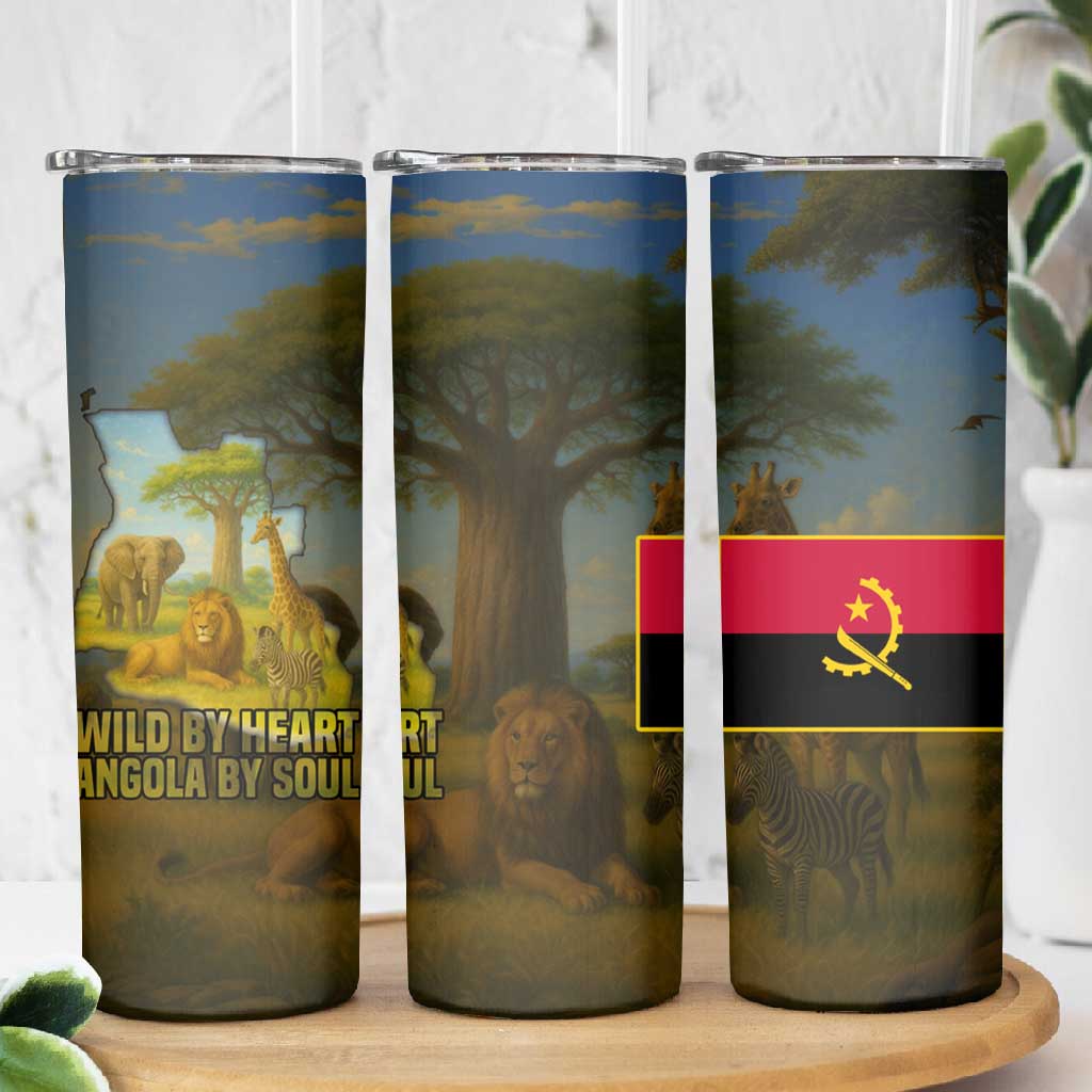 Angola Skinny Tumbler Savannah Wildlife and African Animal - African Pride