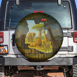 Angola Spare Tire Cover Savannah Wildlife and African Animal - African Pride