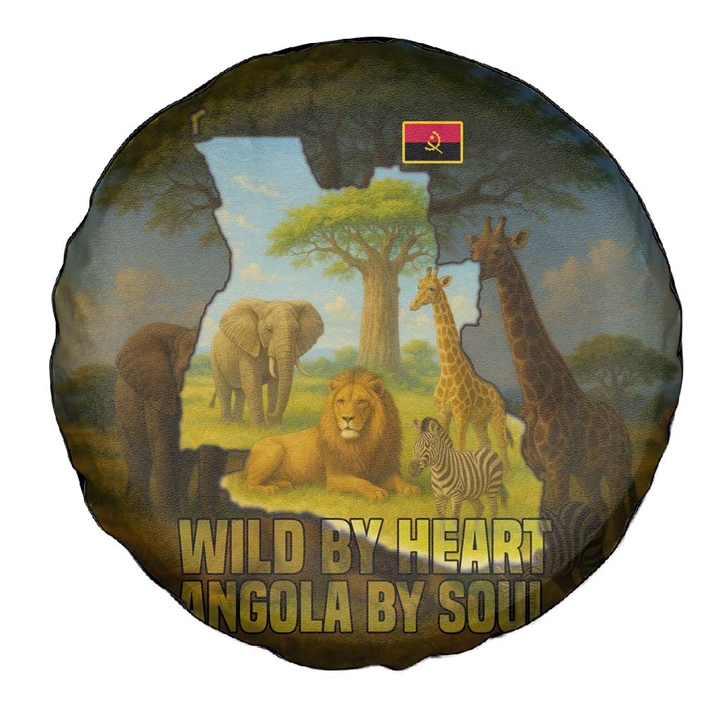 Angola Spare Tire Cover Savannah Wildlife and African Animal - African Pride