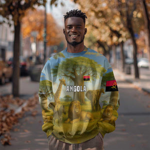 Angola Sweatshirt Savannah Wildlife and African Animal - African Pride