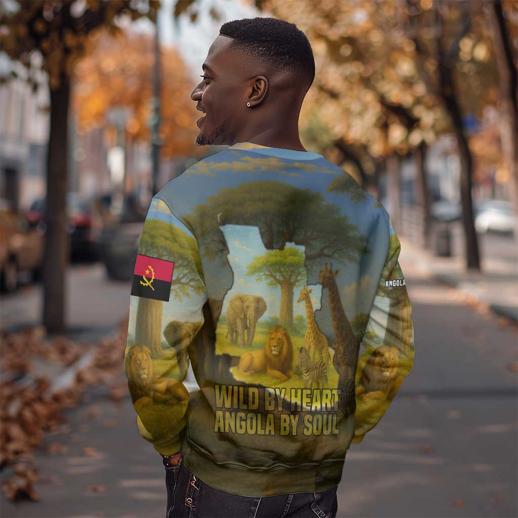 Angola Sweatshirt Savannah Wildlife and African Animal - African Pride