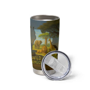 Angola Tumbler Cup Savannah Wildlife and African Animal - African Pride