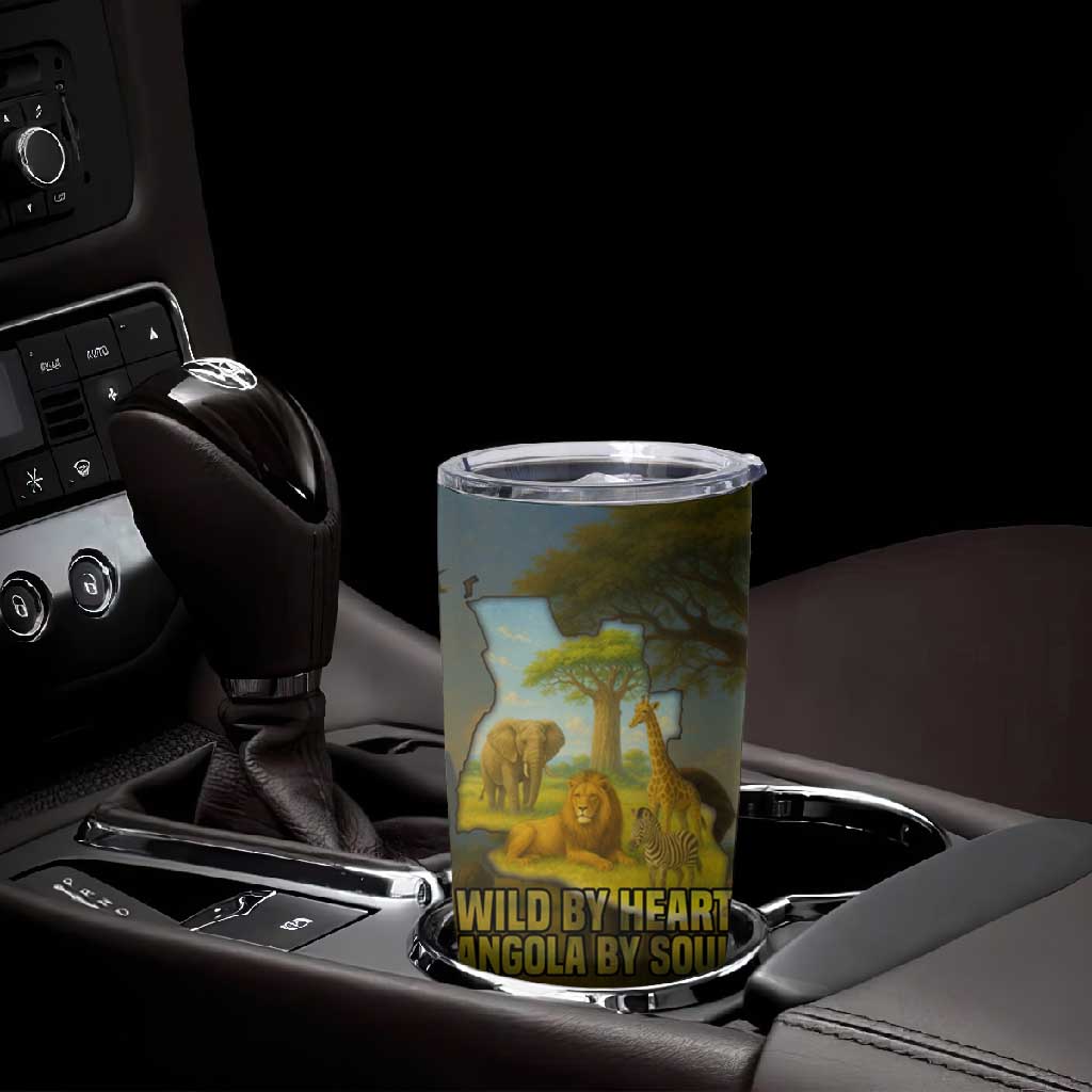 Angola Tumbler Cup Savannah Wildlife and African Animal - African Pride