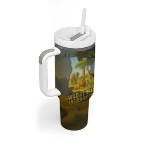 Angola Tumbler With Handle Savannah Wildlife and African Animal - African Pride