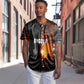 Angola Baseball Jersey Sunset Zebra Design and African Nature - African Pride