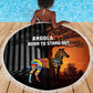 Angola Beach Blanket Sunset Zebra Design and African Nature - African Pride