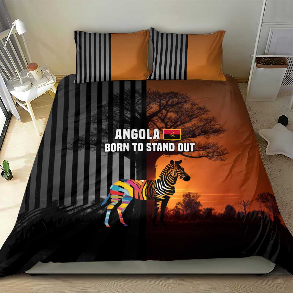 Angola Bedding Set Sunset Zebra Design and African Nature - African Pride
