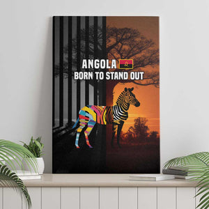 Angola Canvas Wall Art Sunset Zebra Design and African Nature - African Pride