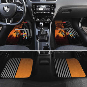 Angola Car Mats Sunset Zebra Design and African Nature - African Pride