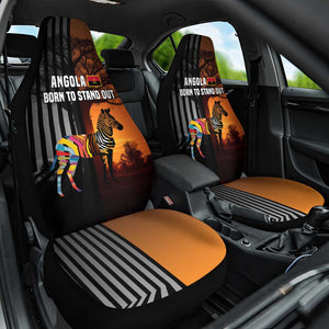 Angola Car Seat Cover Sunset Zebra Design and African Nature - African Pride