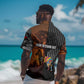 Angola Hawaiian Shirt Sunset Zebra Design and African Nature - African Pride