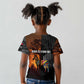 Angola Kid T shirt Sunset Zebra Design and African Nature - African Pride