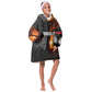 Angola Kid Wearable Blanket Hoodie Sunset Zebra Design and African Nature - African Pride