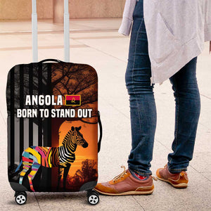 Angola Luggage Cover Sunset Zebra Design and African Nature - African Pride