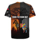Angola Rugby Jersey Sunset Zebra Design and African Nature - African Pride