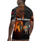 Angola Rugby Jersey Sunset Zebra Design and African Nature - African Pride