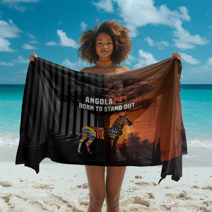 Angola Sarong Sunset Zebra Design and African Nature - African Pride