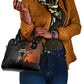 Angola Shoulder Handbag Sunset Zebra Design and African Nature - African Pride
