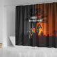 Angola Shower Curtain Sunset Zebra Design and African Nature - African Pride