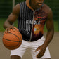 Angola Sleeveless Zip Hoodie Sunset Zebra Design and African Nature - African Pride