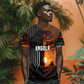 Angola T shirt Sunset Zebra Design and African Nature - African Pride