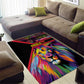 Angola Area Rug Multicolor Tribal Design and Vibrant Lion - African Pride