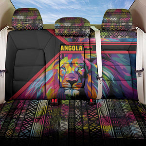 Angola Back Car Seat Cover Multicolor Tribal Design and Vibrant Lion - African Pride