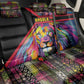 Angola Back Car Seat Cover Multicolor Tribal Design and Vibrant Lion - African Pride