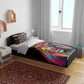 Angola Bedding Set Multicolor Tribal Design and Vibrant Lion - African Pride