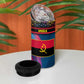 Angola 4 in 1 Can Cooler Tumbler Multicolor Tribal Design and Vibrant Lion - African Pride