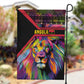 Angola Garden Flag Multicolor Tribal Design and Vibrant Lion - African Pride