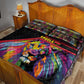 Angola Quilt Bed Set Multicolor Tribal Design and Vibrant Lion - African Pride