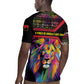 Angola Rugby Jersey Multicolor Tribal Design and Vibrant Lion - African Pride