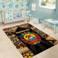 Mozambique Area Rug Black Brown Tribal Design - African Pride