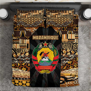 Mozambique Bedding Set Black Brown Tribal Design - African Pride