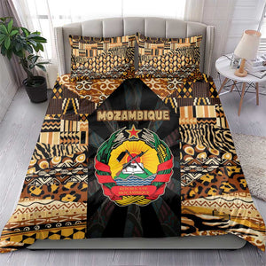 Mozambique Bedding Set Black Brown Tribal Design - African Pride