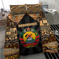 Mozambique Bedding Set Black Brown Tribal Design - African Pride