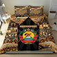 Mozambique Bedding Set Black Brown Tribal Design - African Pride