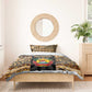 Mozambique Bedding Set Black Brown Tribal Design - African Pride