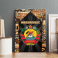 Mozambique Canvas Wall Art Black Brown Tribal Design - African Pride