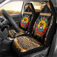 Mozambique Car Seat Cover Black Brown Tribal Design - African Pride