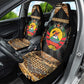 Mozambique Car Seat Cover Black Brown Tribal Design - African Pride