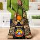 Mozambique Grocery Bag Black Brown Tribal Design - African Pride