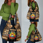 Mozambique Grocery Bag Black Brown Tribal Design - African Pride